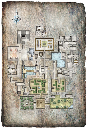 H3: Pyramid of Shadows; Pyramid Level 1 (Digital Player's Version - Gridded)