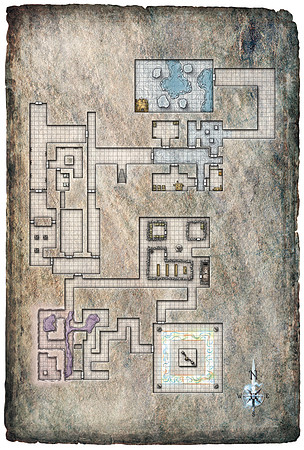 H3: Pyramid of Shadows; Pyramid Level 2 (Digital Player's Version - Gridded)