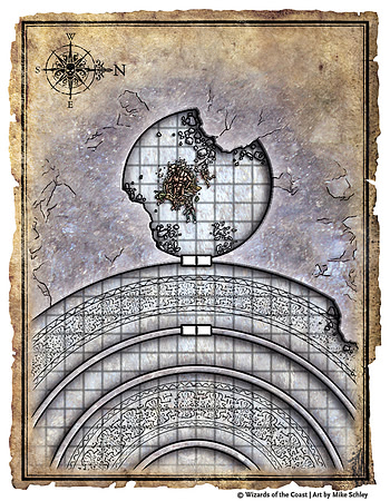 Elder Evils; Guard Room (Digital Player's Version - Gridded)