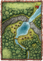 Monster Manual 4; Wilderness Lair (Digital Player's Version - Gridded)