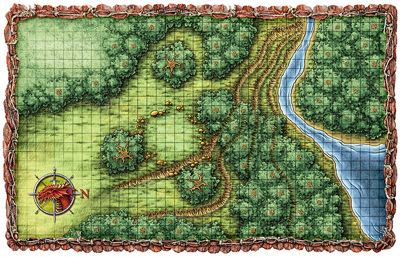 Monster Manual 4; Faerie Ring (Digital Player's Version - Gridded)