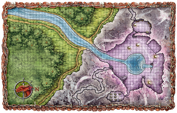 Monster Manual 4; The Great Geode (Digital Player's Version - Gridded)