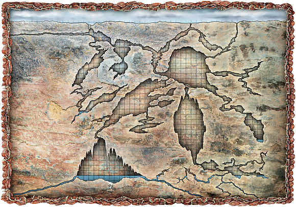 Monster Manual 4; The Deephollows (Digital Player's Version - Gridded)