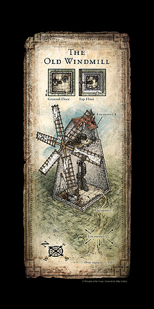The Old Windmill (Artist's Print)