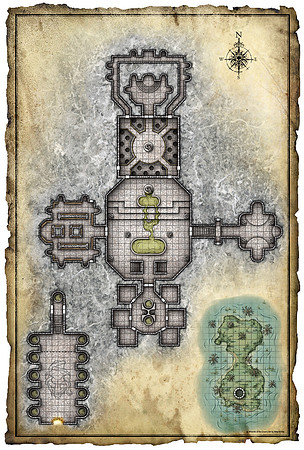 Elder Evils; Serpent Reliquary (Digital Player's Version - Gridded)