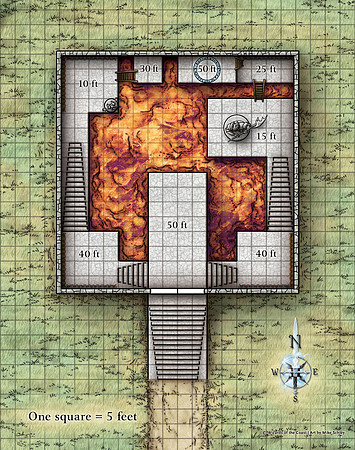 Dungeon #163 - Beyond the Mottled Tower: SoW 08; Galleries (Digital DM & Player Maps)