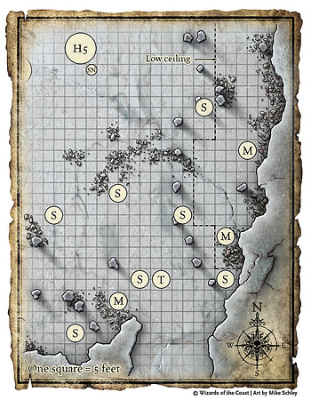 Elder Evils; Great Cavern Detail (Digital DM's Version)