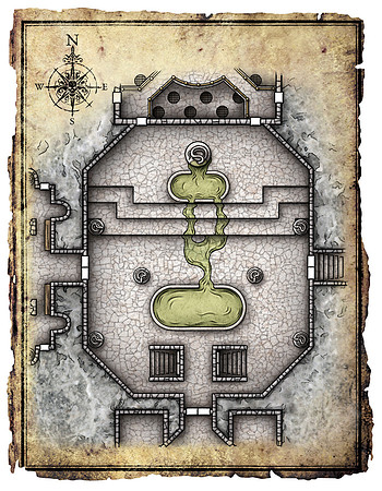 Elder Evils; Temple of Sertrous (Digital Player's Version - No Grid)