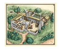 The Epic Atlas: Episode 000; Cottage Cutaway View (Artist's Print)
