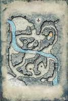 Dragon Delves; Shivering Death (Battle Map Print)
