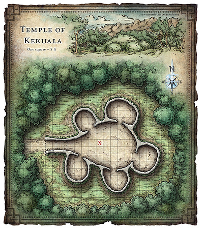 Dng 208 - Captain Slygo's Treasure; Temple of Kekuala (Digital DM & Player Versions)