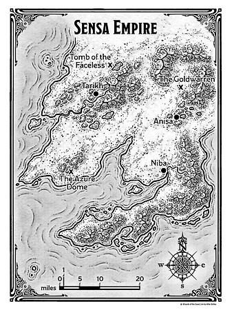 Journeys Through the Radiant Citadel; Sensa Empire (Battle Map Print)