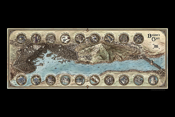 Baldur's Gate Map
