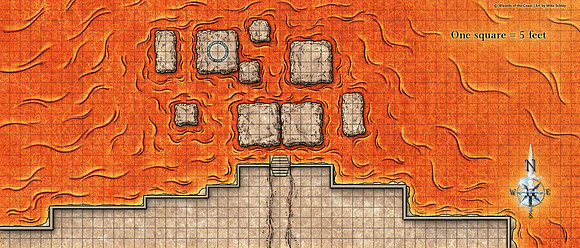 Dungeon #163 - Beyond the Mottled Tower: SoW 08; Island Arrival (Digital Map)
